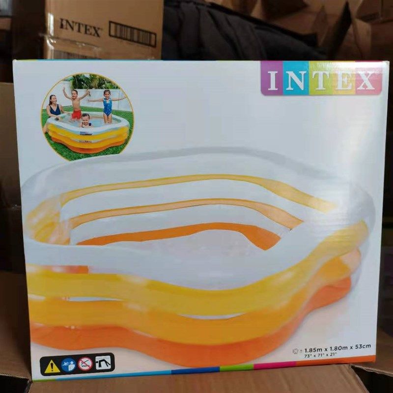 intex现货 56495夏日彩色水池户外游泳池海洋创意球池PVC