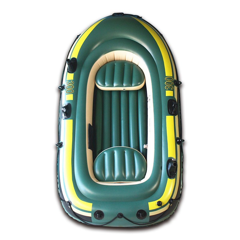工厂直供三人PVC充气船 钓鱼船橡皮艇皮划艇 加厚3人船皮划艇