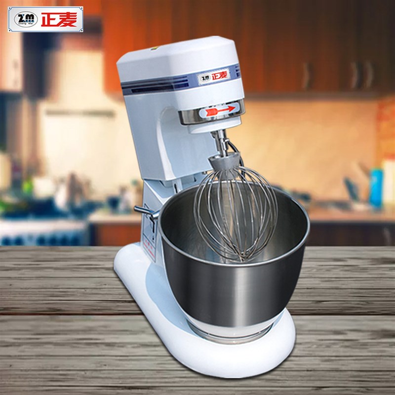 广州正麦商用7升鲜奶机台式搅拌机奶油电动机5L打蛋机蛋糕打发机
