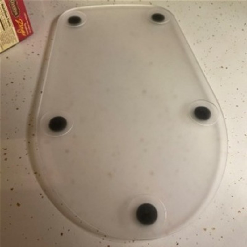 现货 跨境4.5-5qt搅拌器移动垫搅拌机助滑垫亚克力电器滚动托盘