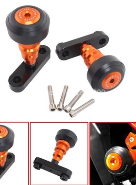 适用KTM DUKE200防摔球 DUKE390防摔棒DUKE125CNC改装车身防摔胶