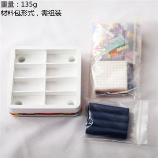 Dollhouse娃娃屋微缩积木桌仿真游戏桌BJD小布娃娃6袖 珍食玩模型