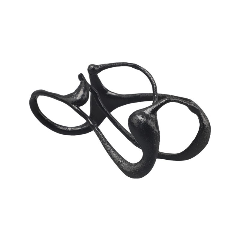 欧式创意几何造型金属摆件客厅卧室玄关酒店电视柜样板间家居饰品