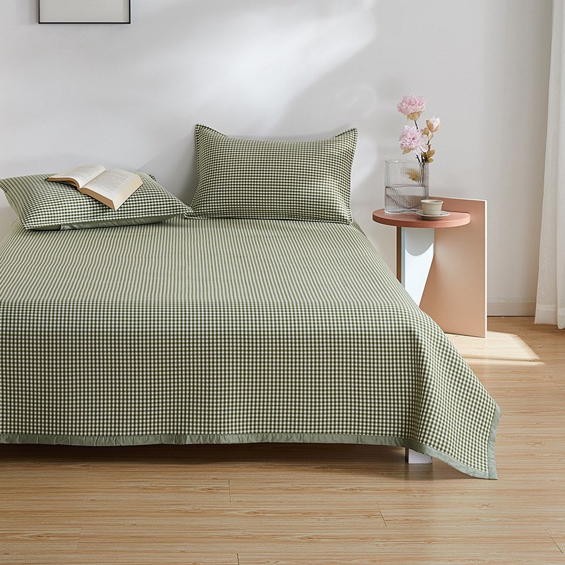 工厂现货竹纤维凉席三件套1.8米双人床冰丝席子学生宿舍床软凉席