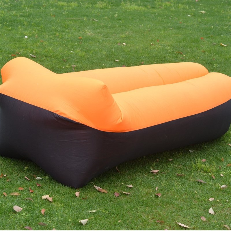 懒人充气沙发 便携带野营睡袋 防水树叶充气沙发户外用品