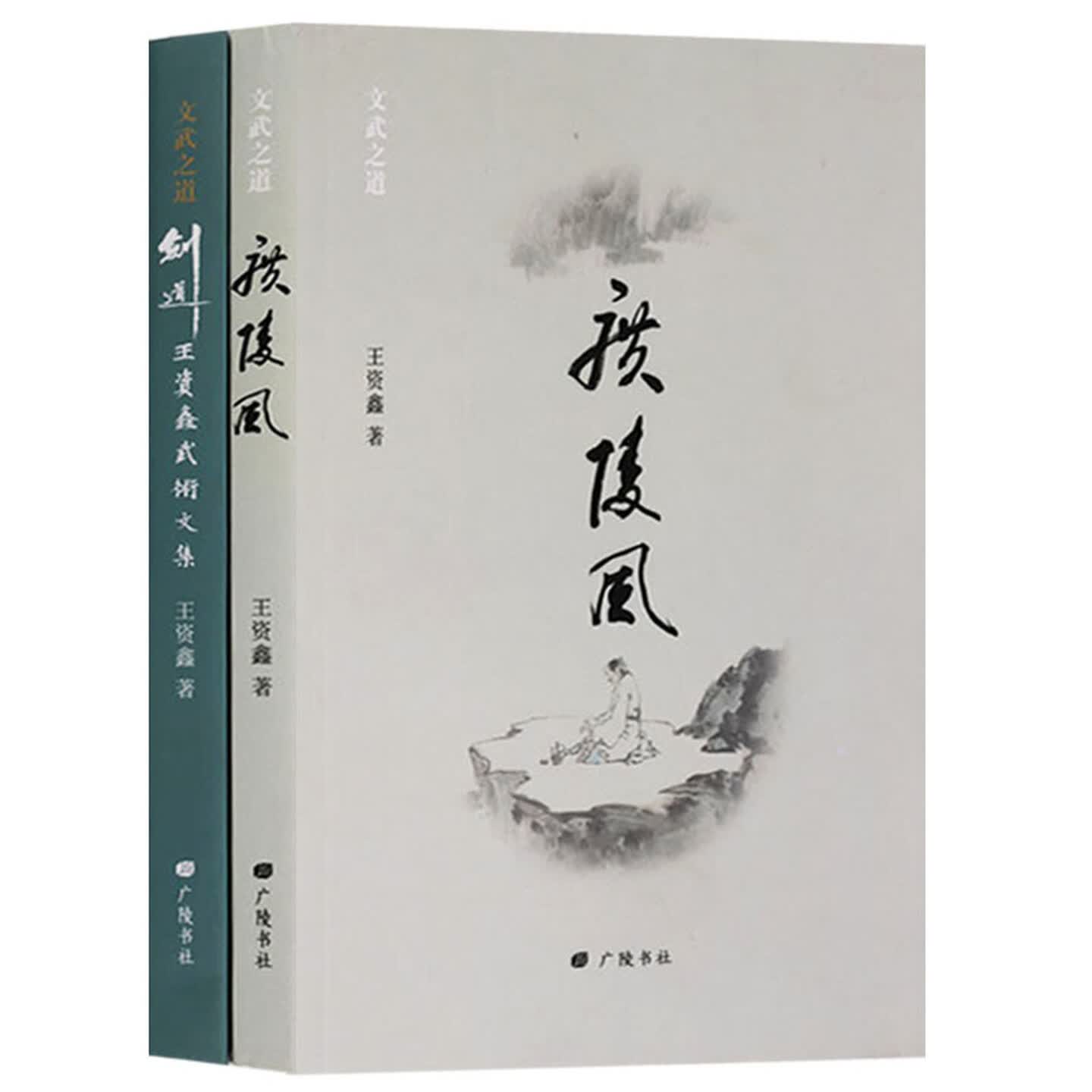 文武之道丛书套装共2册图书籍剑道王之鑫武术散文集广陵风剑道王资鑫武术文集中华武术理论研究文艺评论创作文字结晶广陵书社