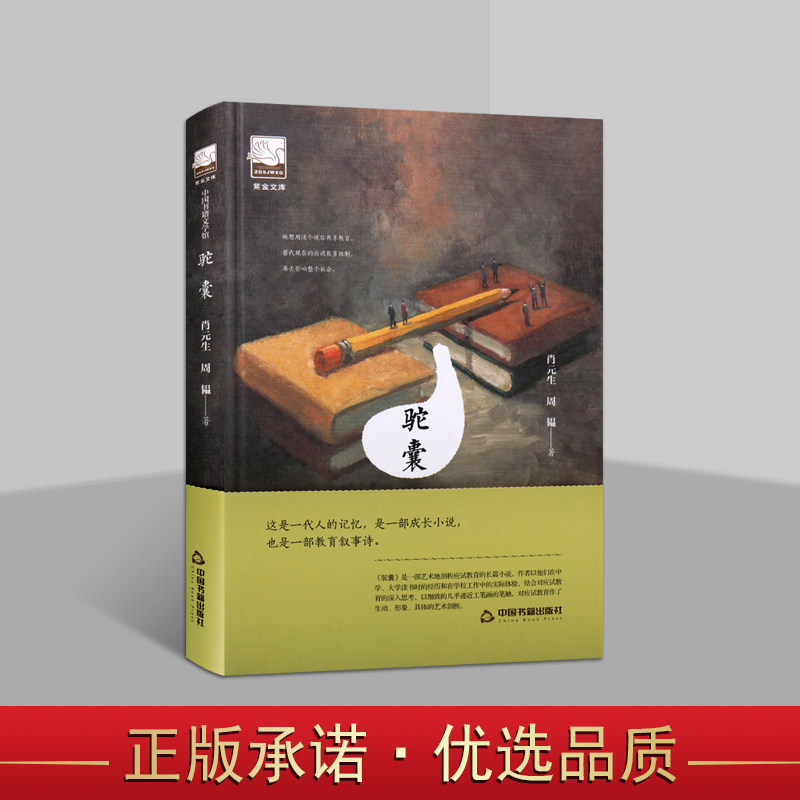 驼囊肖元生紫金文库成长小说教育叙事小说中国书籍出版社