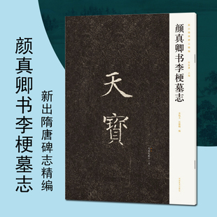 颜真卿书李梗墓志新出隋唐碑志精编书法字帖碑帖书籍楷书碑刻书法河南美术出版社