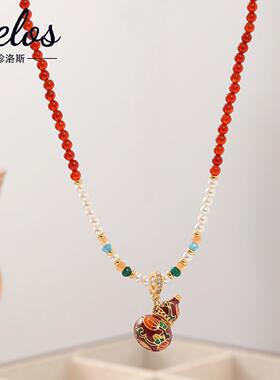 原创新中式葫芦串珠项链