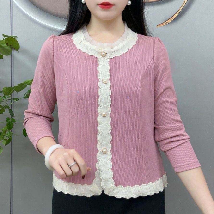 韩版小众洋气设计感女时尚气质打底小衫休闲小个子减龄长袖恤