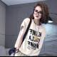 百搭圆领宽松显瘦减龄洋气字母印花短袖 时尚 恤上衣 新款 2026夏季