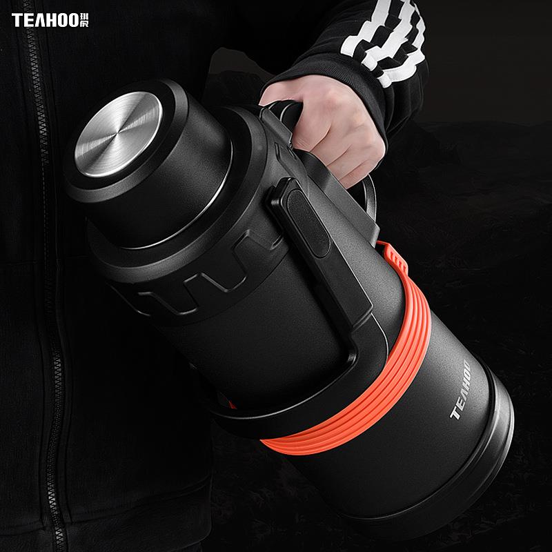 x家yLt保温壶3户04不锈钢5超大容量用暖瓶旅314行车载外水壶按压