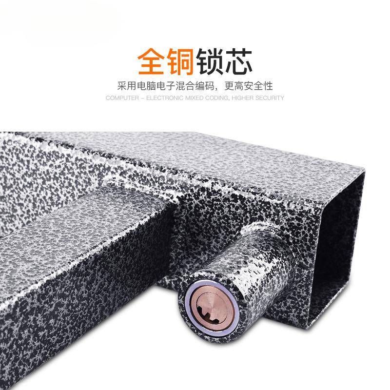 汽车轮锁车器小车轮胎专车用轿车加厚防盗撬夹子牛角锁车RUA锁冠