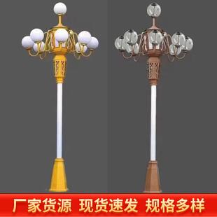 12米单臂自弯海螺臂双头高低9户外 l8ed道路路SAM灯杆5