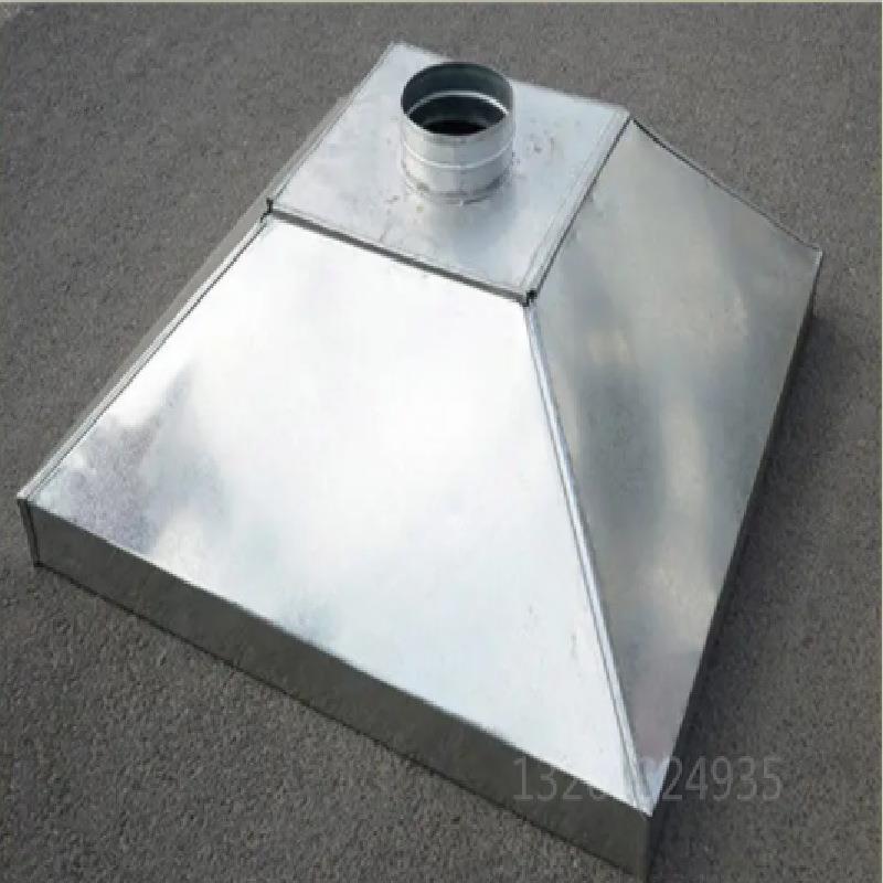 誉河白北沧州罩德吸气除尘集气1500罩铁皮顶吸工厂除尘设备吸风罩