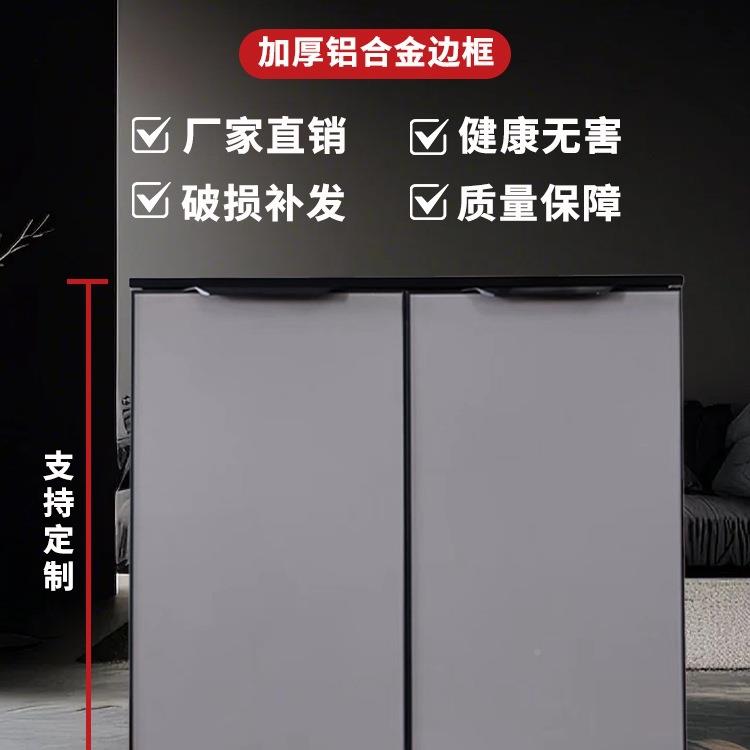 带框铝合金橱柜认门定厨做自装碳晶板灶985台房厨柜门全定做默项