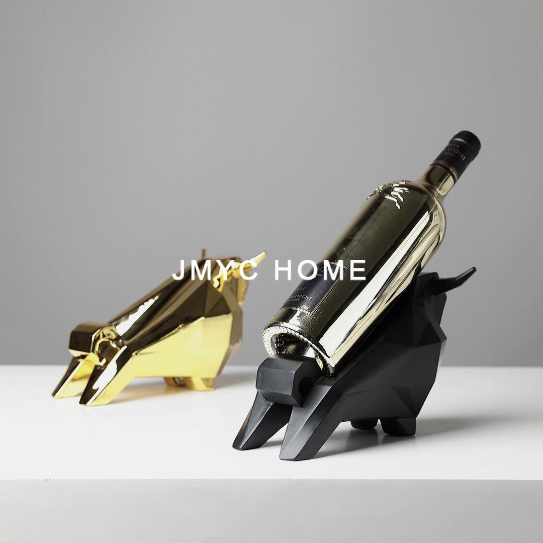 奢高档斗创意牛红架饰品客厅电视酒711柜玄关酒柜餐厅桌面轻家居