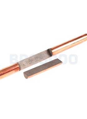 防雷铜包钢接地地铜覆钢XXU垂直接体螺铜接地棒铜包钢棒接地纹棒