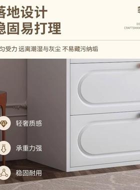 铁艺五柜家用KNR客斗厅多层抽收柜卧室床尾柜大容量铁皮钢纳制斗