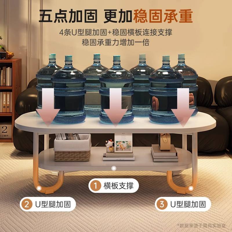 茶几小户型客厅家用桌子简易出租屋用奶油风卧室简约创意沙发茶桌