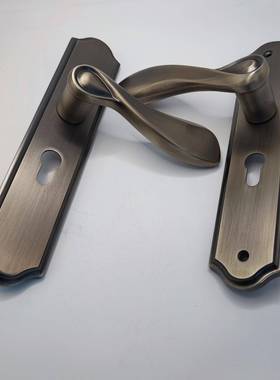 用音锁新中式复古分体磁吸锁手家柄门把5836A19手门拉静手锁芯门