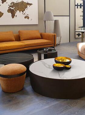 意式YBA002轻奢岩板茶几边高低合简约组几现代客桌厅家具小户型子