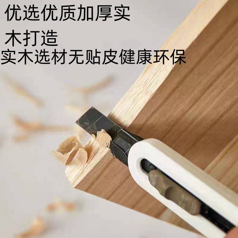 角柜实木书架拐角墙角落地边柜客厅卧室扇形转角柜松木收纳置物架