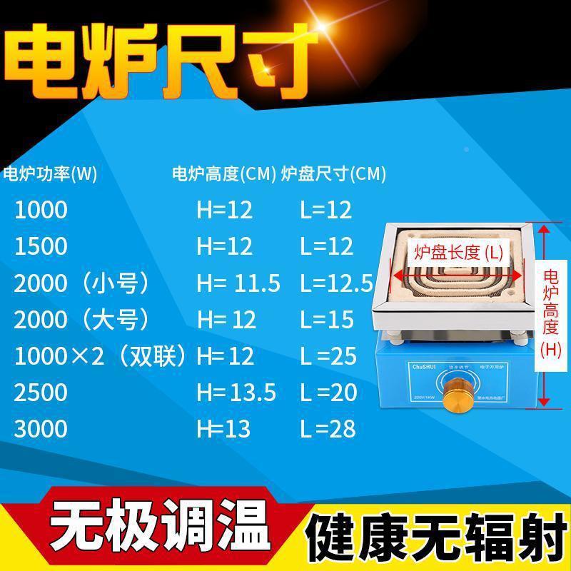 炉电炉子100调0w温炉3000w家用电炒菜科研单39位实验电炉电阻丝