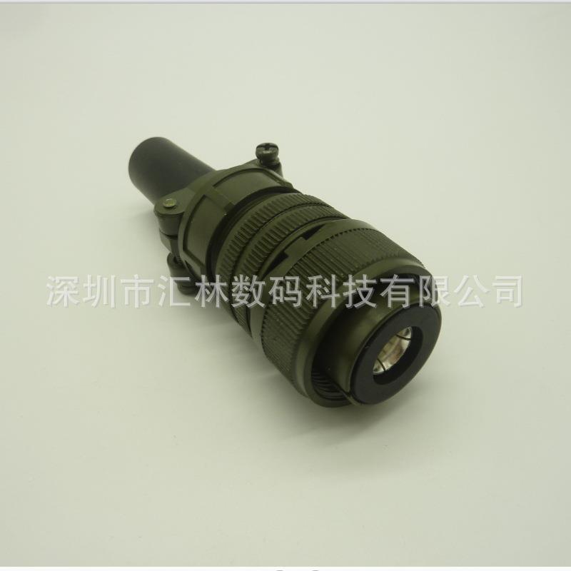 高品单质连列接器MS3106A20MQW-2S芯插头501头5系航空插大电流150