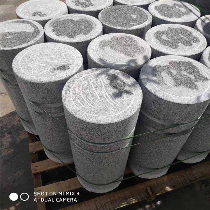 花岗防岩路障石球公园广场挡车球953车柱石墩撞桩石柱止子厂家