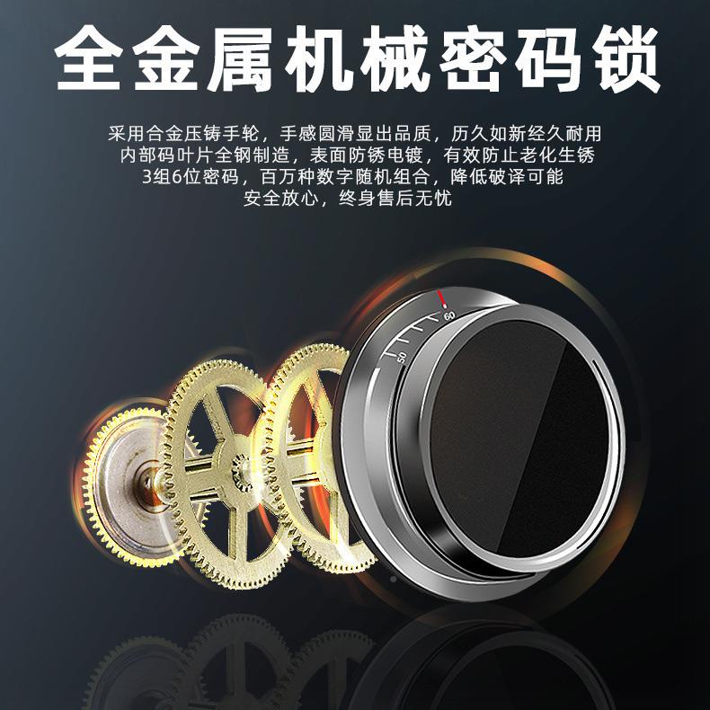 型机械保险柜码家用密小床头迷你全钢防盗入默认项老式保险箱床头