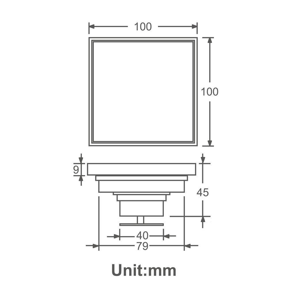 HHIDL011-IDEE排P竹铜地漏卫间防臭生防虫黑色地漏浴室地漏HIDL10