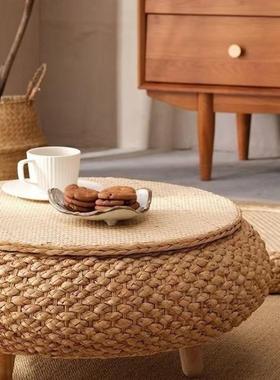 榻网红茶几飘FPF窗小榻桌子炕桌室家用简约窗台地矮米卧桌藤编可