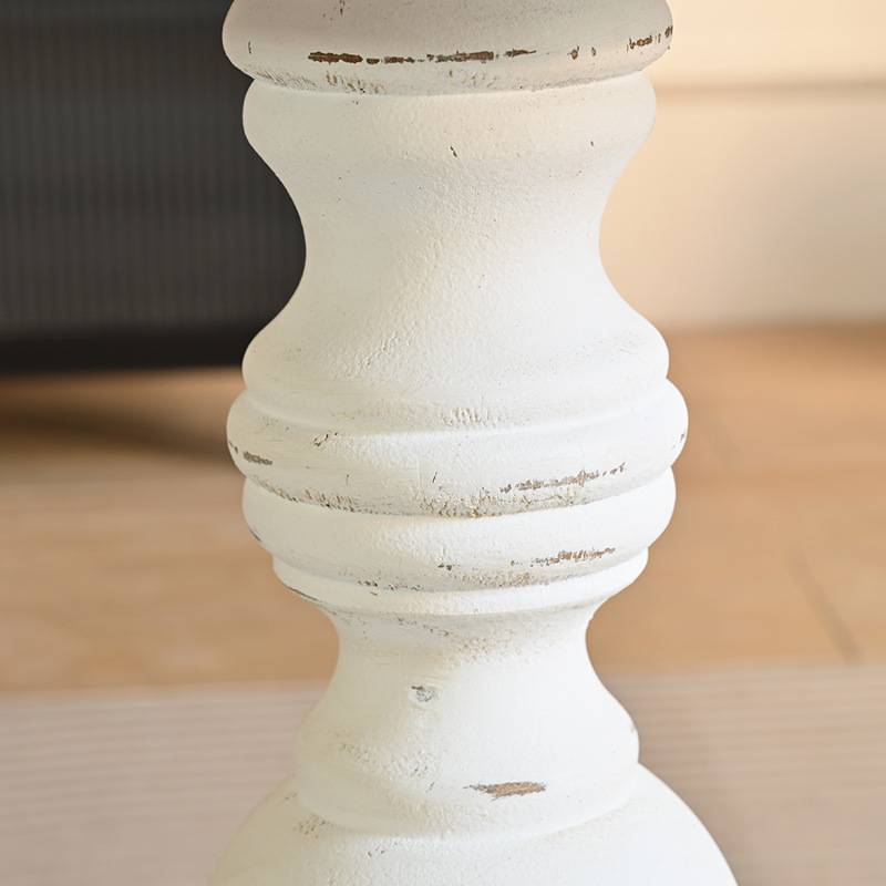 美式组装边几 小户型沙发松木摆件 可移动圆桌落地阳台休闲小茶桌
