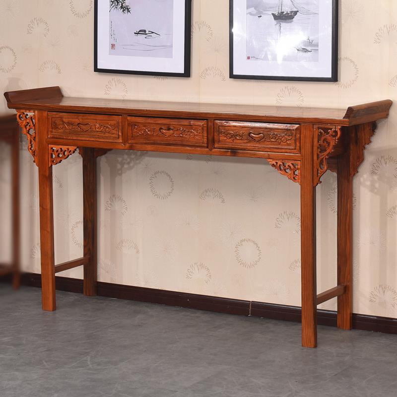 ?仿供桌实木条几香案古供台式中神玄关柜储#59@8￥6物柜佛台台佛