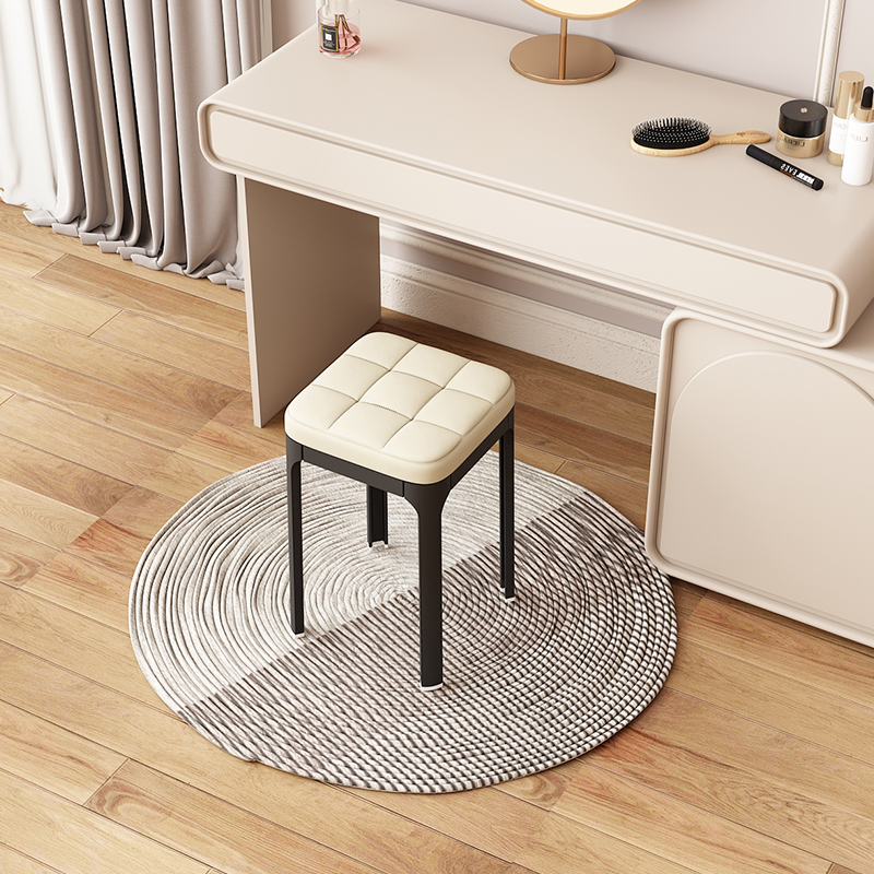 化妆椅简约化妆台椅子美甲店顾客专用凳子可叠放女V生卧室网红板