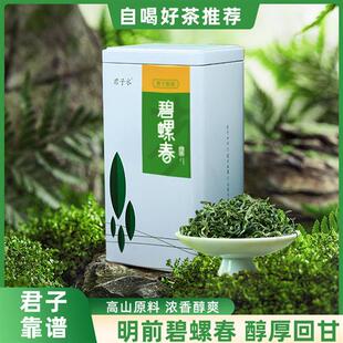 碧螺春2025新茶叶饮茶季香型礼盒毛尖一芽一叶明前特级绿茶自己喝