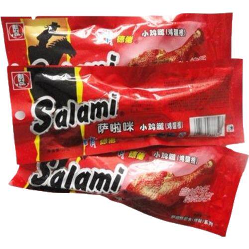 萨啦咪小鸡腿萨拉米鸡翅根萨拉咪啃德佬温州特产休闲童年怀旧零食