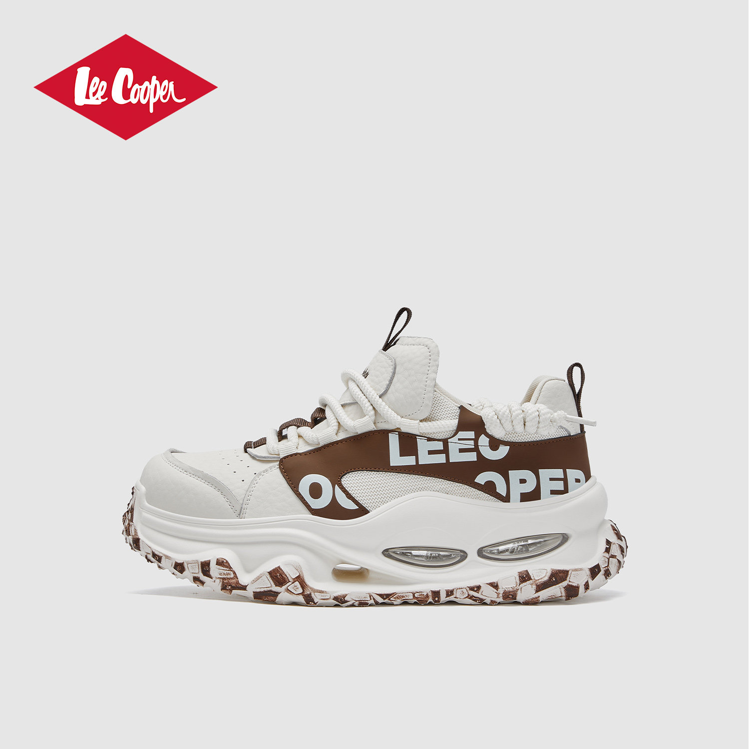 【孟子义代言品牌】Lee Cooper厚底增高老爹鞋男秋冬款运动休闲鞋,流行男鞋,老爹鞋,淘宝优惠券,粉丝福利购,淘宝优惠卷