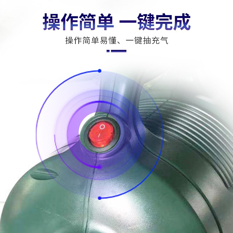 1900W大功率充气泵充气帐篷泳池冲锋舟气泵家用多功能户外打气泵