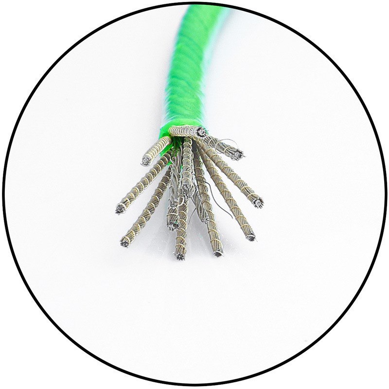 厂家供应8mm绿色带皮钢丝绳涂塑钢丝绳包塑钢丝绳晾衣绳pvc镀锌