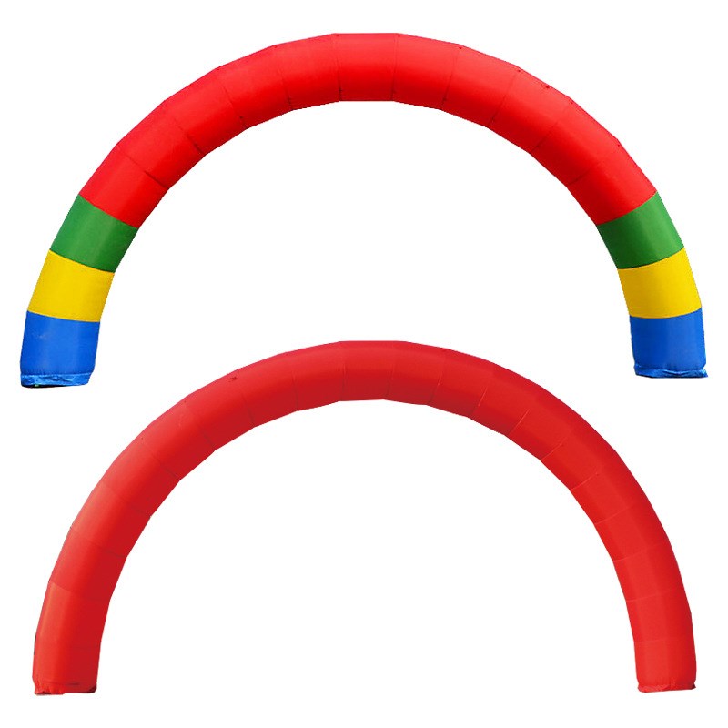 现货供应i开业庆典充气拱门异形气模加厚牛津布广告活动彩虹拱门