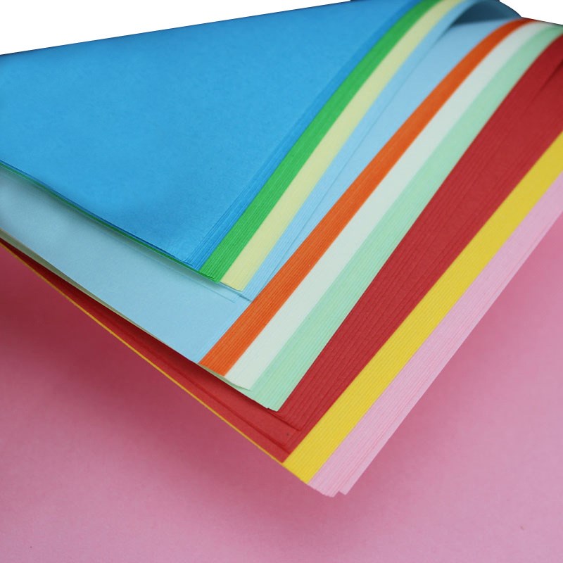 彩色复印纸 鑫蓝光 A4彩色复印纸 80G复印纸 500张/包 鑫蓝光