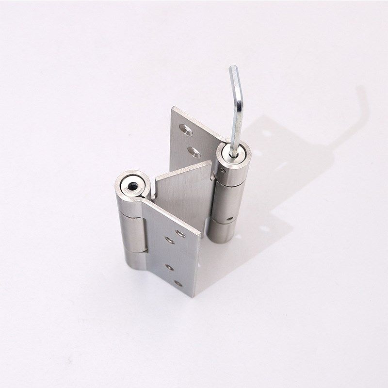 新型不锈钢隐形门合页 双开缓冲牛仔门4寸加厚自闭合页弹簧合页