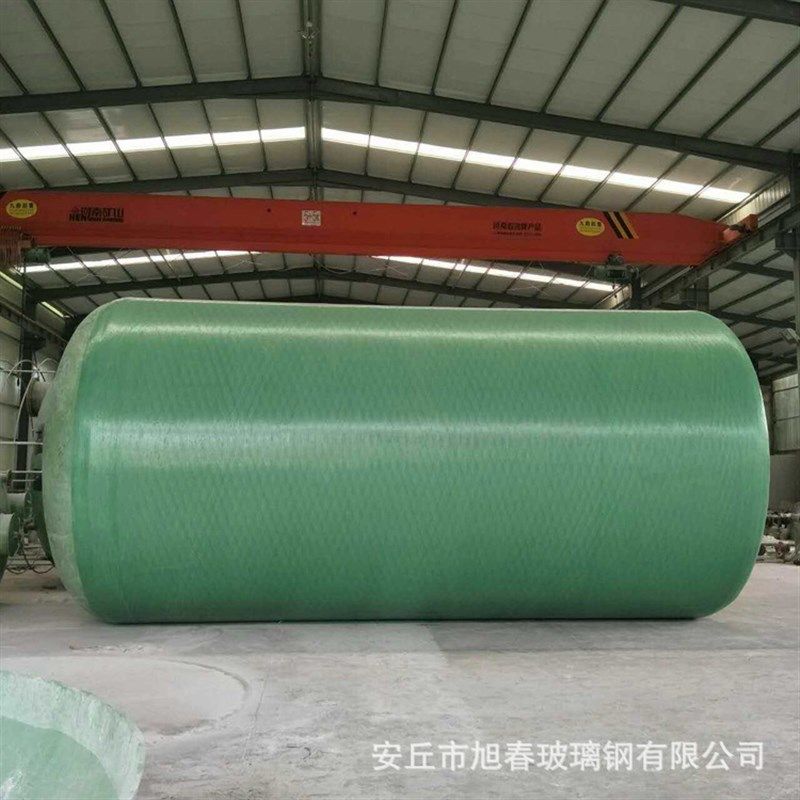 厂家直销卧式玻璃钢化工储罐液体储运设备多规格玻璃钢反应罐定制
