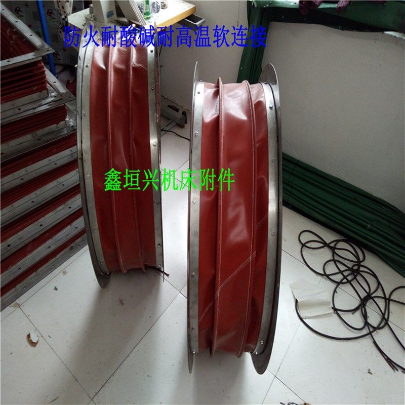 厂家生产风机硅胶通风软连接 耐高温防火圆筒软连接 风管软连接