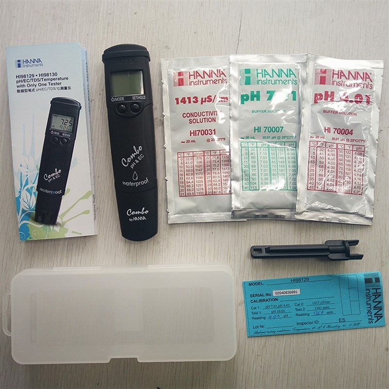 哈纳HI98129笔式酸度 电导率 温度测定仪 据型笔式酸度计