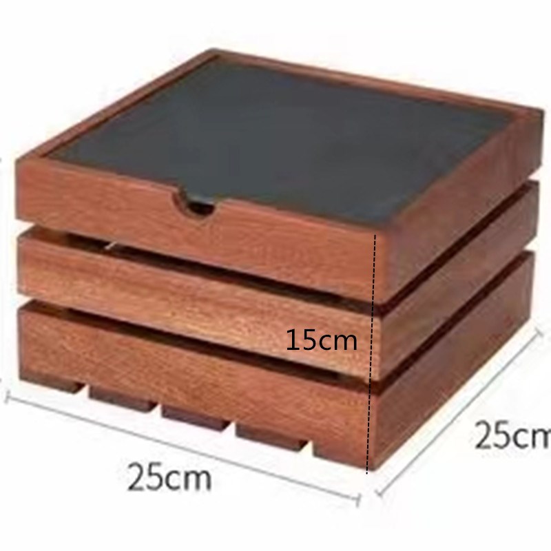 玻璃自助餐厅餐具器皿水果盘自助餐展示盘沙拉盘水果商用带架子