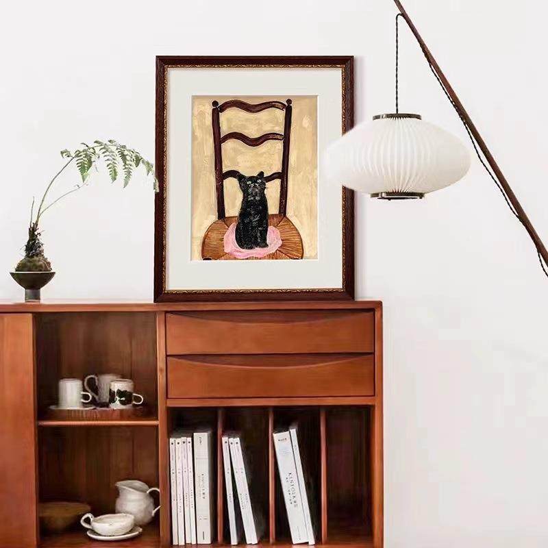 复风常玉装饰画边中古风客厅餐厅房墙壁上间HY-296挂画柜走廊过道,家居饰品,现代装饰画,淘宝优惠券,粉丝福利购,淘宝优惠卷