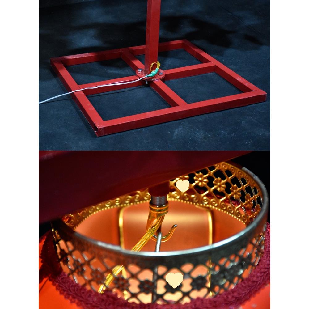 新中婚笼F77T7M8H庆道具红灯屏风路引汉唐式婚礼布铁艺灯置光背景